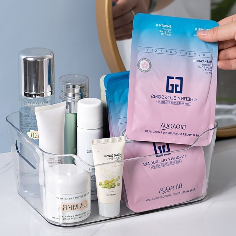 Cesto organizador transparente M