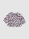 Blusa Flores Grandes Blanco Roto