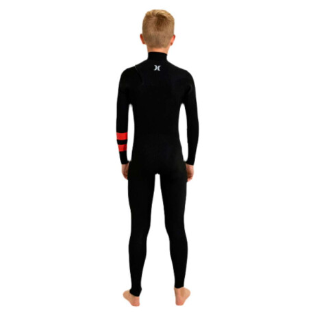 Traje Hurley Boys Advantage 4/3 mm Fullsuit Chest Zip Negro