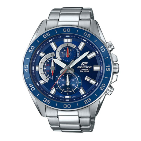 Reloj Edifice Deportivo en Acero Inoxidable con fondo Azul EFV-550D 2AVUDF