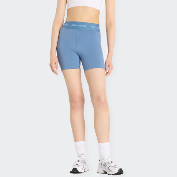 Short New Balance High Rise Short Azul