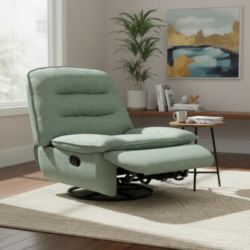 Sillón Recliner Giratorio mecedora - Atlas Verde