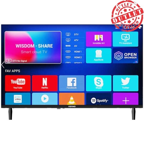 Tv Led Asano 43'' Full Hd sin Bordes Smart (con Detalles) 001