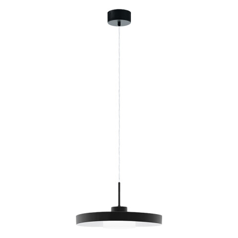 Colgante LED negro 22W 3000K Ø40 ALPICELLA EG3270