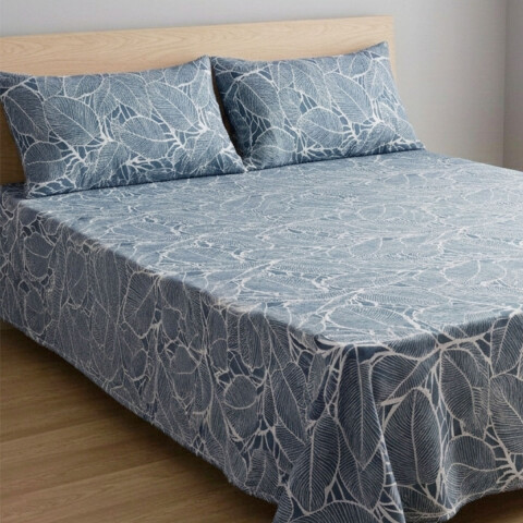 Juego Sábanas Queen Size Richmond House Estampada 100% Microfibra 309-1