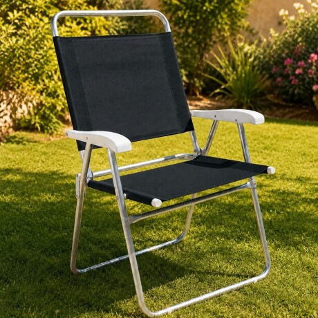 Silla Master Plus Aluminio NEGRO