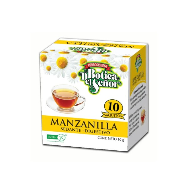 Manzanilla 10 saquitos - La Botica del Señor Manzanilla 10 saquitos - La Botica del Señor