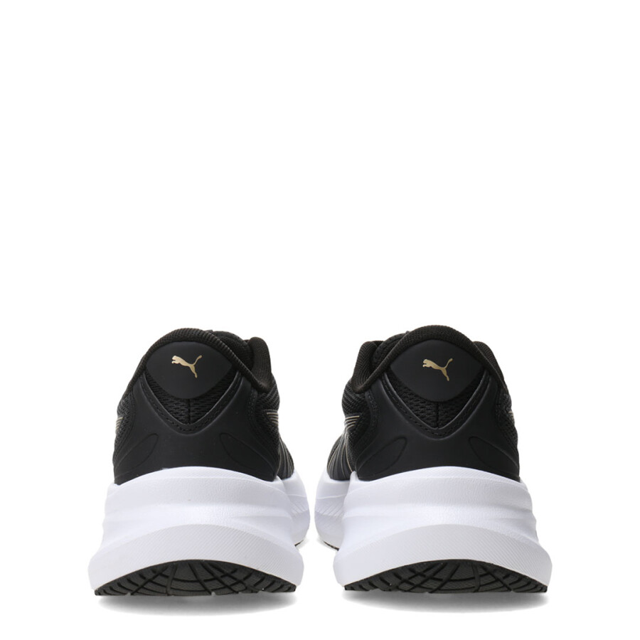 Championes de Mujer Puma Max Stride Lite Negro - Dorado