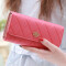 Monedero De Dama Colores Rosa Coral