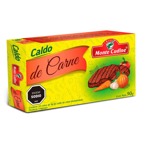 CALDO MONTE CUDINE X10U CARNE CALDO MONTE CUDINE X10U CARNE