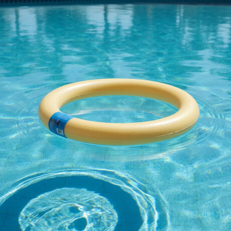 Flotador Circular Mor Flota Piscina Entretenimiento Natación Amarillo