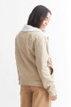 Campera de pana con corderito BEIGE