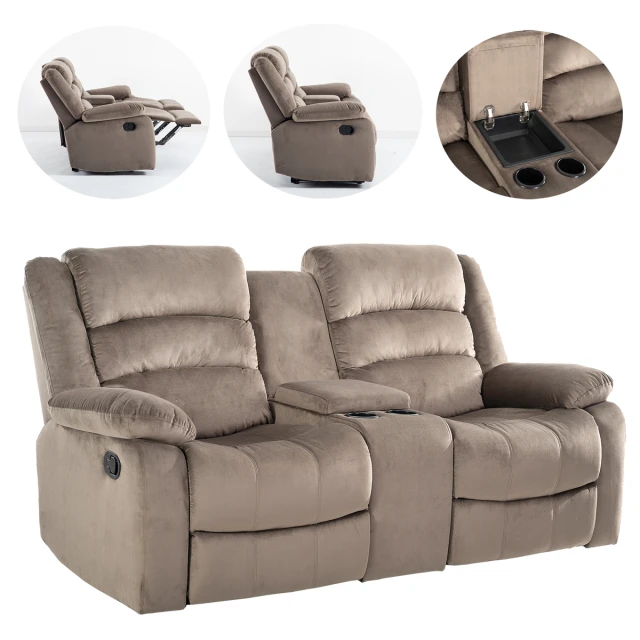 Sofá Sillón Reclinable 2 cuerpos Sofá Sillón Reclinable 2 cuerpos