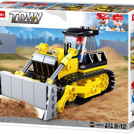 Bulldozer + Figura 231pcs Bulldozer + Figura 231pcs