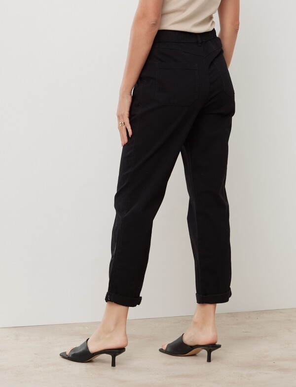Pantalon Cargo Straight NEGRO