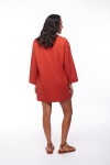 VESTIDO PAULINA LADRILLO