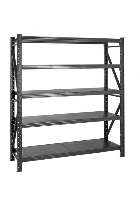 Estanteria Easy Negra 2.0 X 1.5 X 0.60 M (5 Estantes) Estanteria Easy Negra 2.0 X 1.5 X 0.60 M (5 Estantes)