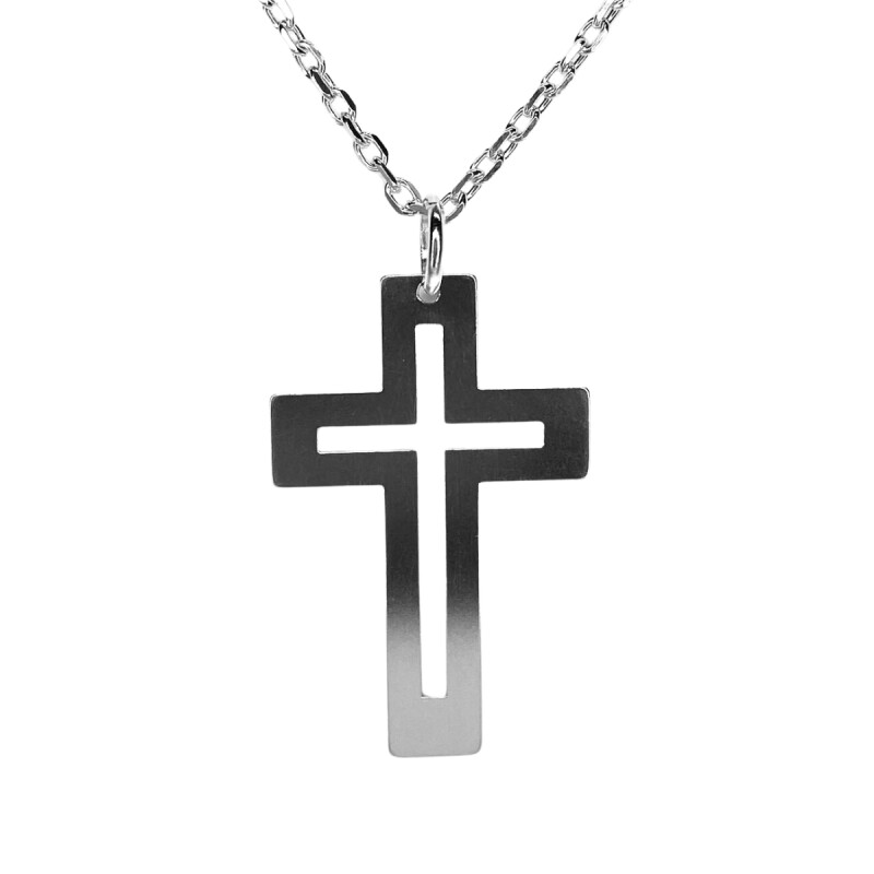 CRUZ DE PLATA 925 , TAMAÑO 3 CM L1ddlt-605-x3
