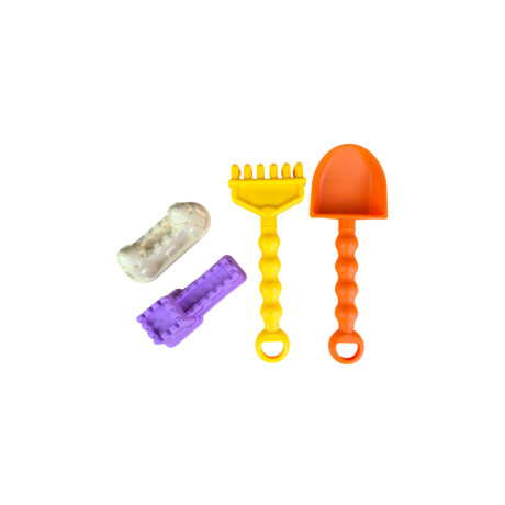 Set De Juego De Playa Camión Con Accesorios Naranja