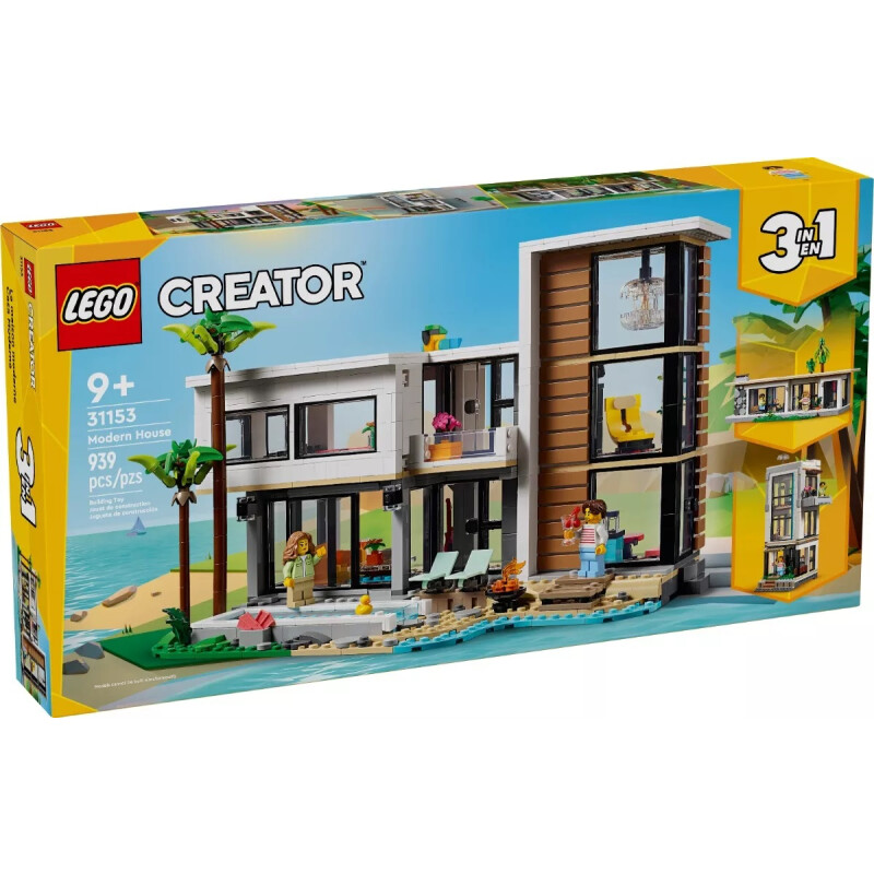 Lego® Creator 3en1 Casa Moderna Juego De Juguetes 31153 Lego® Creator 3en1 Casa Moderna Juego De Juguetes 31153