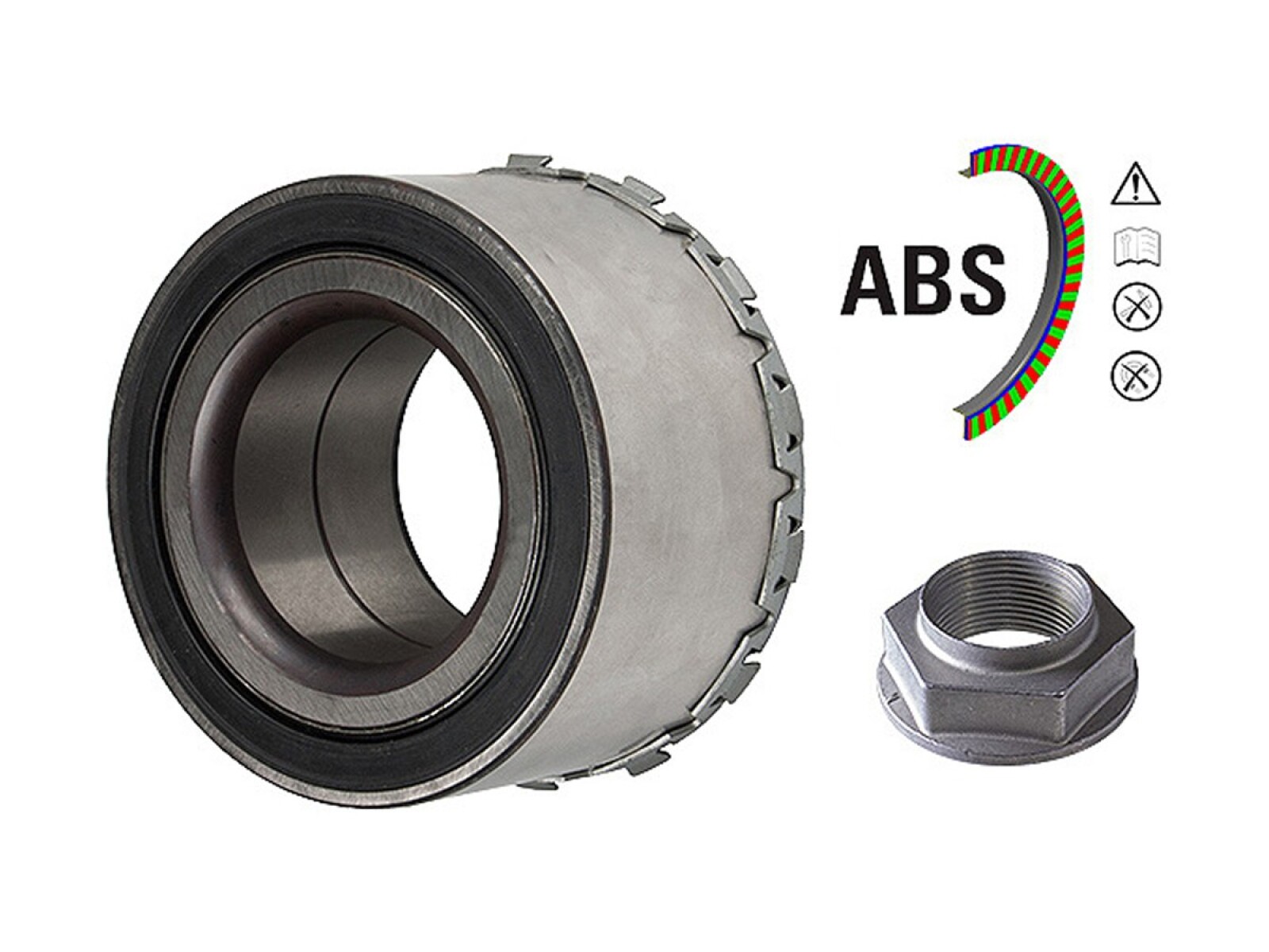 Rueda Del Rod Doble HileraMercedes Benz Vito 111Cdi (W447) 18-25 int.Ø50x ext.Ø92x50 