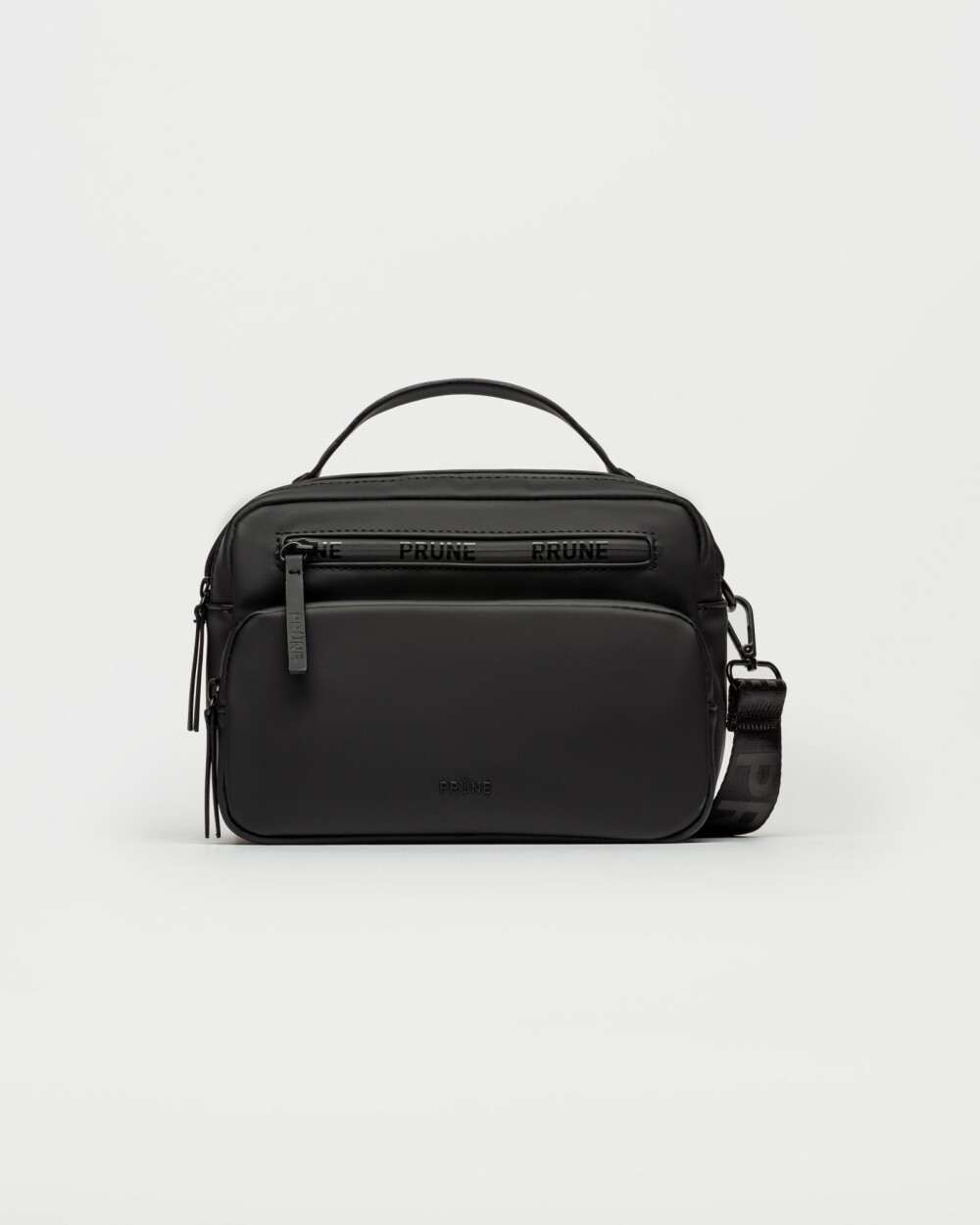 Bandolera Rubber En Efecto Rubber Matte Negro