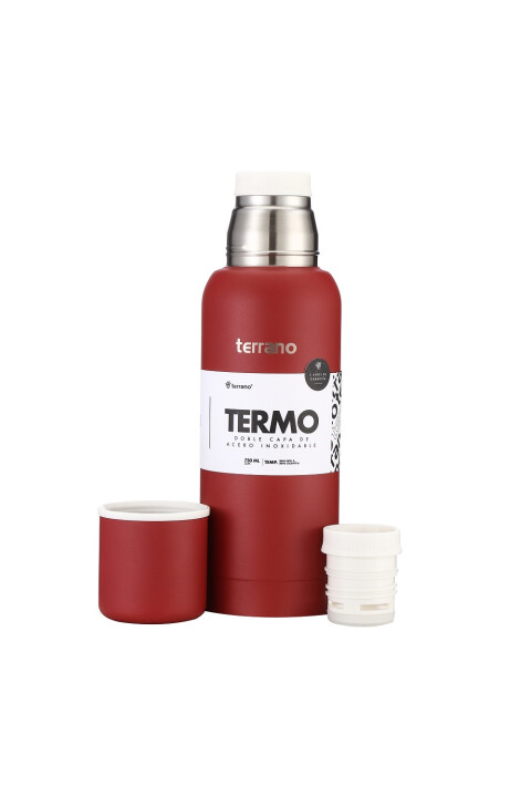 TERMO TERRANO SLIM 750ML ROJO