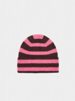 Gorro De Rayas Con Dobladillo multicolor