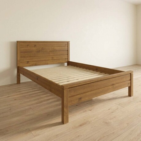 CAMA 2 PLAZAS MADERA NATURAL-BEIGE FRESNO