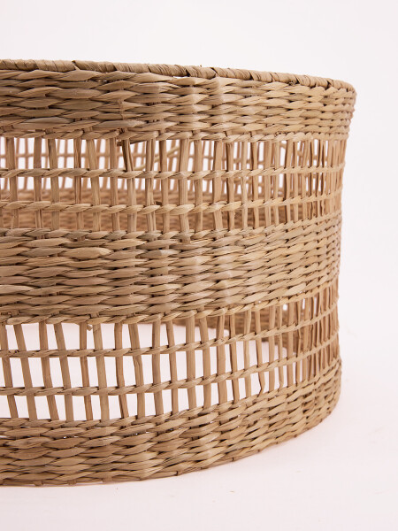 PANTALLA DE TECHO TEJIDO MARRON