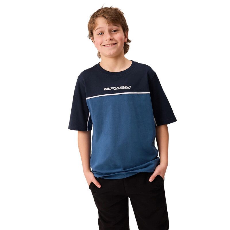 Remera Rusty de niño Boxa - Azul Remera Rusty de niño Boxa - Azul