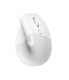 Mouse Logitech Lift Vertical Inalámbrico/Bluetooth Blanco
