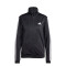 Campera de Mujer Adidas Deportiva 3 Tricot Negro - Blanco