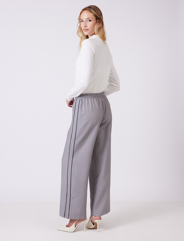 Pantalon Wide Leg GRIS