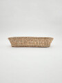 BANDEJA TEJIDA OVALADA MARRON