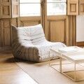 Sofá Togo Individual Off White Sofá Togo Individual Off White