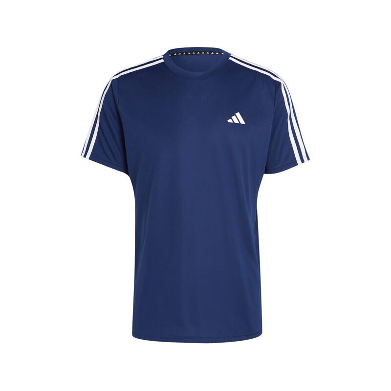Remera Training De Hombre Adidas Tr-es Base 3s T Azul-blanco