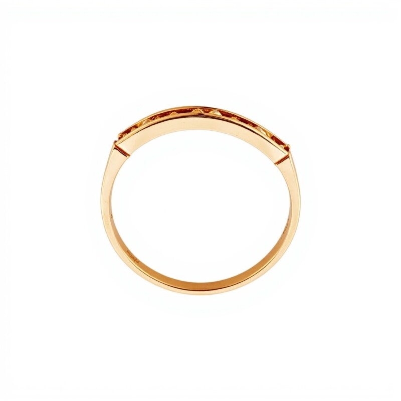 Anillo-Oro bajo-Piedra zirconia-AN8006 conpiedra