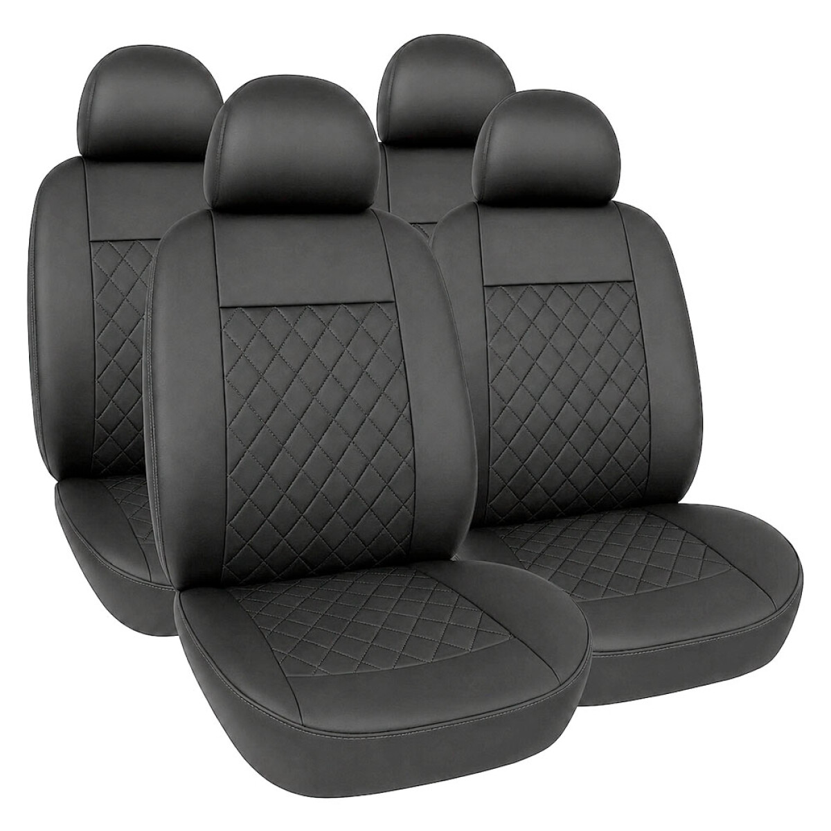 CUBRE ASIENTO - SET CUBRE ASIENTOS NEGRO WESTON 