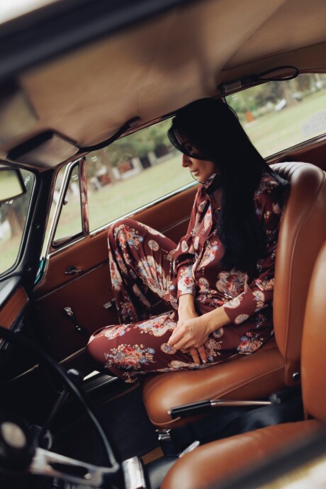Pantalon Erica Bordeaux