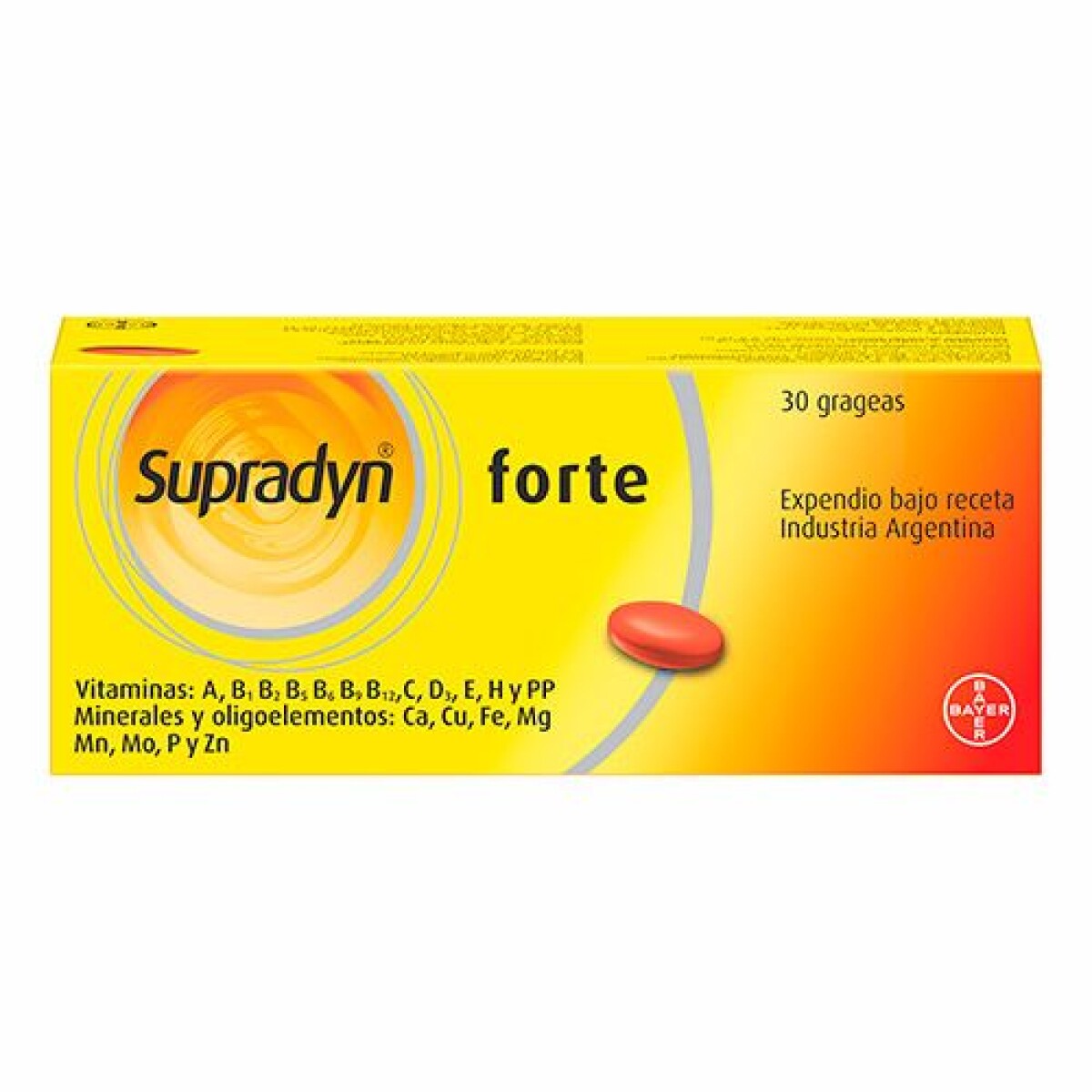 Supradyn Forte 30 grageas 