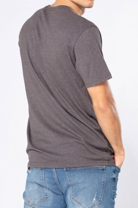 REMERA TROPA RUSTY Gris Melange