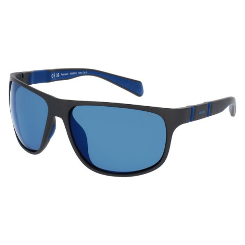 INVU A2308B Matt Grey/Rub Blue Polarized Invu A2308b Matt Grey/rub Blue Polarized