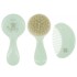 Set cepillo y peine KIKKABOO Verde agua