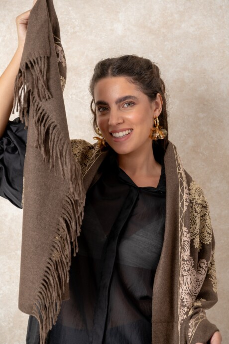 PASHMINA SIBILA Chocolate