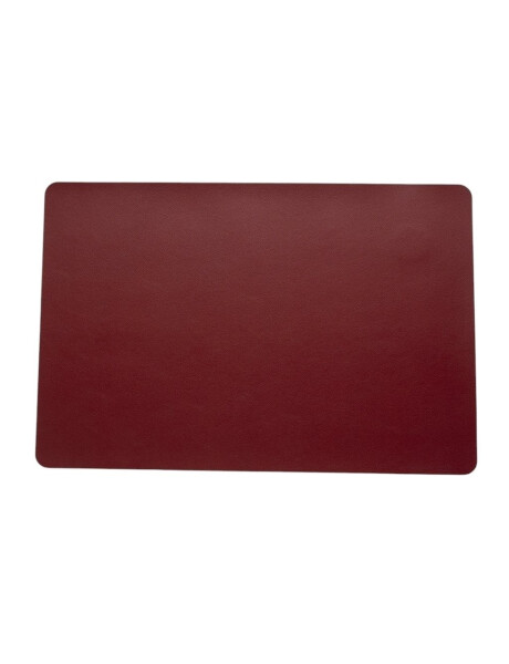 INDIVIDUAL PU SIMIL CUERO 45x30CM ROJO INDIVIDUAL PU SIMIL CUERO 45x30CM ROJO