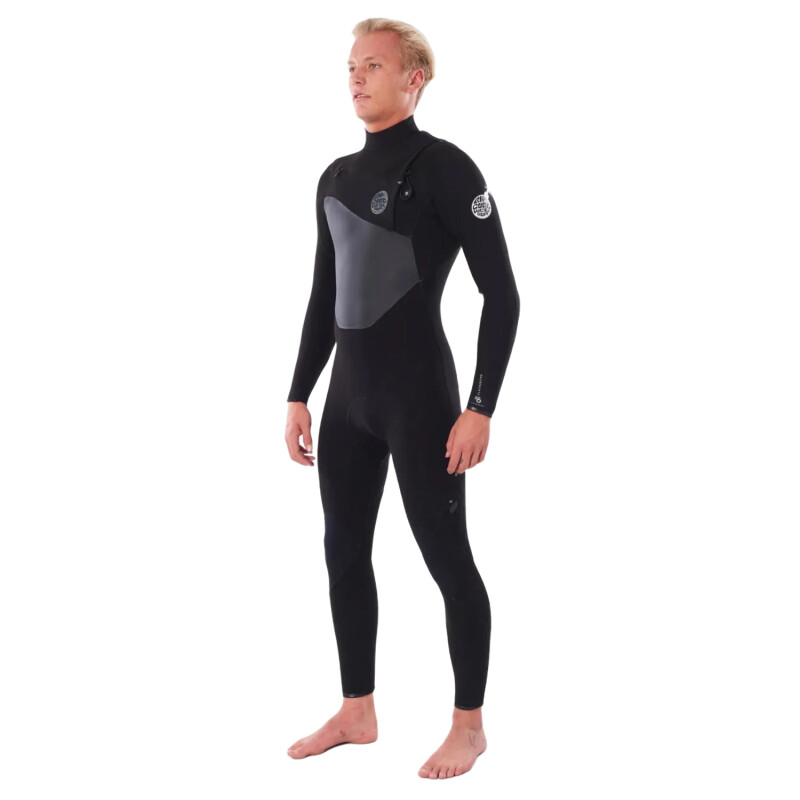 Traje Rip Curl Flash Bomb 3/2 Chest Zip - Negro Traje Rip Curl Flash Bomb 3/2 Chest Zip - Negro