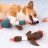 Juguete Peluche Perro Mascota Masticable Pato Calidad Color Variante Marron