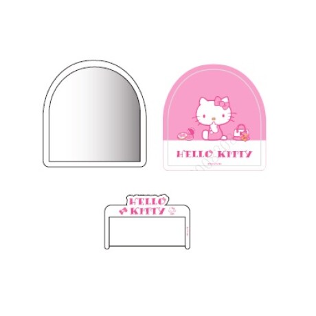 Espejo con peine Hello Kitty Espejo con peine Hello Kitty