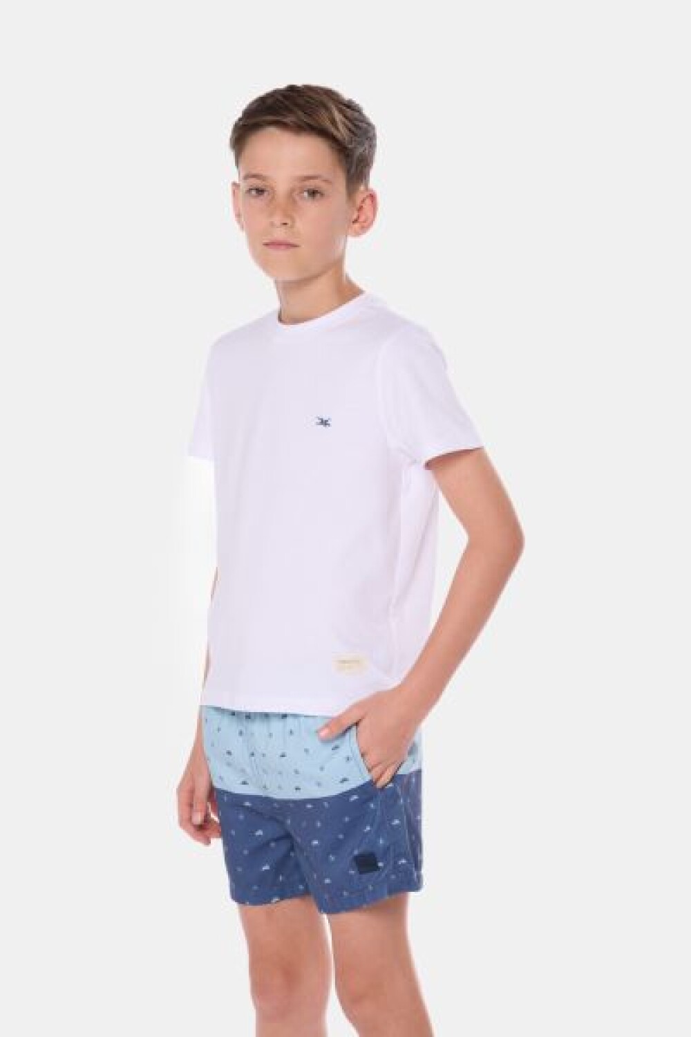 SHORT DE BAÑO ESTAMPADO Verde